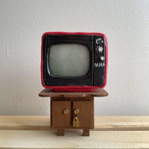 miniature television set - artella