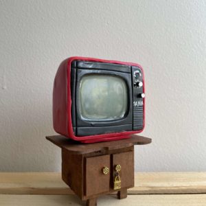 miniature television set - artella2